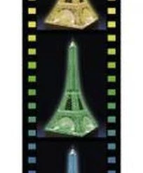 Ravensburger Eiffeltoren Night Edition- 3D Puzzel Gebouw - 216 Stukjes -Exporteren puzzels winkel 204x840
