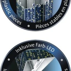 Ravensburger Empire State Building Night Edition - 3D Puzzel Gebouw Van 216 Stukjes -Exporteren puzzels winkel 396x840