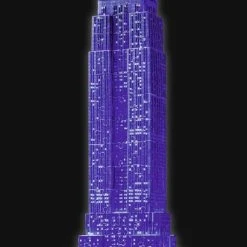 Ravensburger Empire State Building Night Edition - 3D Puzzel Gebouw Van 216 Stukjes -Exporteren puzzels winkel 410x840 2