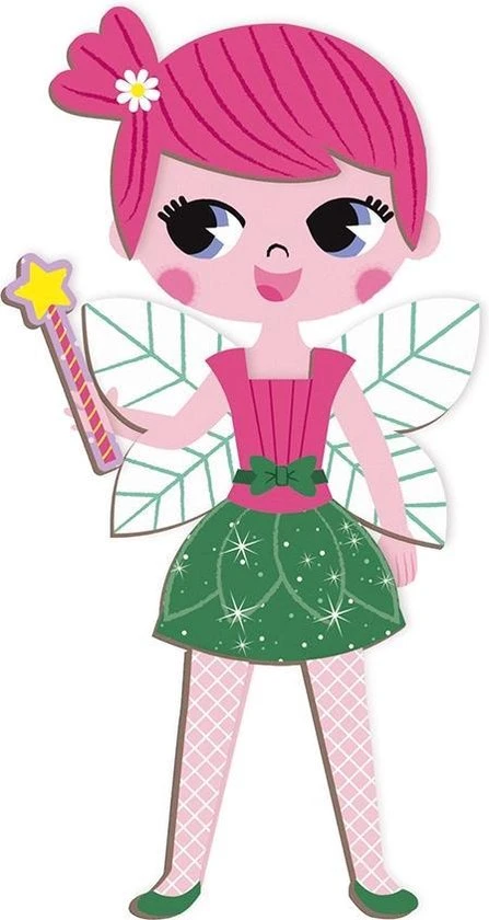 Janod Magnetibook - Verkleedfeest Meisjes 10 Janod Magnetibook - Verkleedfeest Meisjes - Afbeelding 8