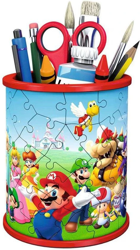 Ravensburger Pennenbak Super Mario - 3D Puzzel - 54 Stukjes 8 Ravensburger Pennenbak Super Mario - 3D Puzzel - 54 Stukjes - Afbeelding 6