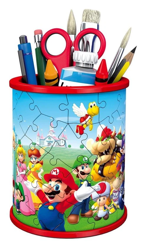 Ravensburger Pennenbak Super Mario - 3D Puzzel - 54 Stukjes 6 Ravensburger Pennenbak Super Mario - 3D Puzzel - 54 Stukjes - Afbeelding 4