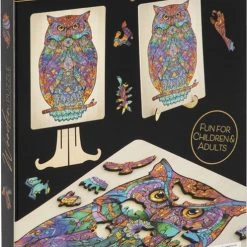 Grafix Houten Puzzel Uil | Unieke Puzzelstukjes In Vorm Van Dieren | 130 Puzzelstukjes | Puzzel Voor Kinderen En Volwassenen | Formaat 30 X 22.5 CM | Cadeau Voor Jong En Oud 14 Grafix Houten Puzzel Uil | Unieke Puzzelstukjes In Vorm Van Dieren | 130 Puzzelstukjes | Puzzel Voor Kinderen En Volwassenen | Formaat 30 X 22.5 CM | Cadeau Voor Jong En Oud -Exporteren puzzels winkel 497x840