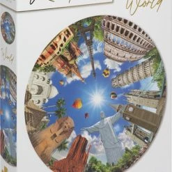 Grafix Ronde Puzzel 1000 Stukjes Voor Volwassenen | Wereld Puzzel | Legpuzzel | Diameter 68 CM | Geschikt Voor Kinderen Vanaf 14 Jaar -Exporteren puzzels winkel 534x840