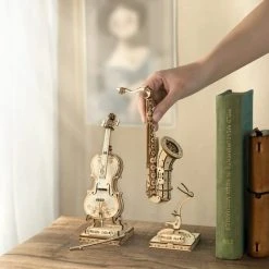 Robotime 3D Houten Puzzel Muziekinstrument Saxophone, TG309, 8,5x7x23cm - 6946785116793 16 Robotime 3D Houten Puzzel Muziekinstrument Saxophone, TG309, 8,5x7x23cm - 6946785116793 -Exporteren puzzels winkel 540x840
