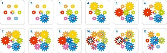 Goki Tandwiel Puzzel, 8dlg. 9 Goki Tandwiel Puzzel, 8dlg. - Afbeelding 7