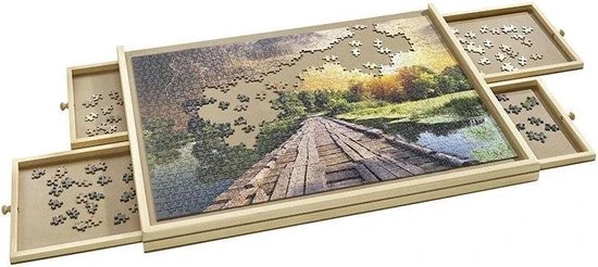 Hi Puzzelplaat Met Lades - Gemakkelijk Je Puzzel Opruimen - 76x57 Cm 13 Hi Puzzelplaat Met Lades - Gemakkelijk Je Puzzel Opruimen - 76x57 Cm - Afbeelding 11