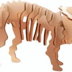 Merkloos Houten 3D Dinosaurus Puzzel, 4 Assorti 12 Merkloos Houten 3D Dinosaurus Puzzel, 4 Assorti -Exporteren puzzels winkel 550x247