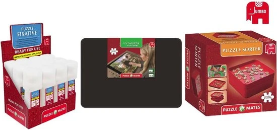 Jumbo Puzzle Mates Puzzle Sorter Puzzelsorteerder - Puzzelsorteerbak 4 Jumbo Puzzle Mates Puzzle Sorter Puzzelsorteerder - Puzzelsorteerbak - Afbeelding 2