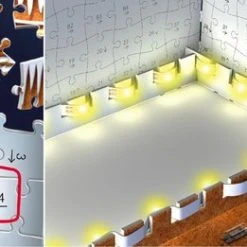 Ravensburger Kerst Gingerbread House Night Edition - 3D Puzzel Gebouw - 216 Stukjes -Exporteren puzzels winkel 550x261 1