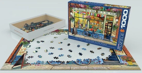 Eurographics De Beste Boekenwinkel Ter Wereld Puzzel - 1000 Stukjes 4 Eurographics De Beste Boekenwinkel Ter Wereld Puzzel - 1000 Stukjes - Afbeelding 2
