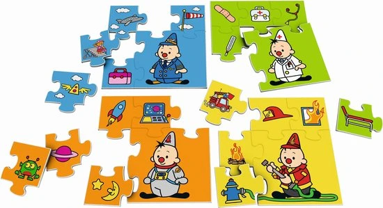 Bumba 4 In 1 Puzzel - Beroepen - 4 X 6 Stukken 6 Bumba 4 In 1 Puzzel - Beroepen - 4 X 6 Stukken - Afbeelding 4