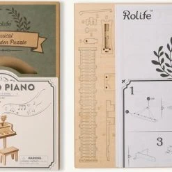 Robotime 3D Houten Puzzel Muziekinstrument Grand Piano, TG402 - Overig -Exporteren puzzels winkel 550x335 4