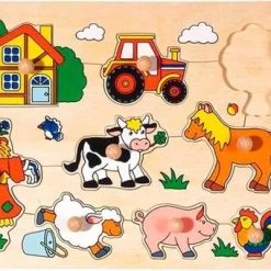 Goki Steekpuzzel - Boerderij -Exporteren puzzels winkel 550x340 2