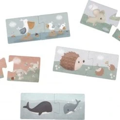 Little Dutch - Duo Puzzel Flowers & Butterflies FSC -Exporteren puzzels winkel 550x357