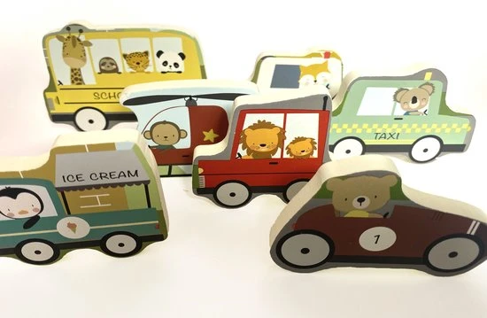 Mint And Milo Houten Voertuigen Puzzel - HOUTEN VOERTUIGEN PUZZEL MET DIEREN - HOUTEN VORMENPUZZEL MET AUTO'S - Houten Auto Puzzel - Houten Puzzel Vanaf 2 Jaar - Educatief Speelgoed - MET EEN GRATIS ABC POSTER KAART ERBIJ 5 Mint And Milo Houten Voertuigen Puzzel - HOUTEN VOERTUIGEN PUZZEL MET DIEREN - HOUTEN VORMENPUZZEL MET AUTO'S - Houten Auto Puzzel - Houten Puzzel Vanaf 2 Jaar - Educatief Speelgoed - MET EEN GRATIS ABC POSTER KAART ERBIJ - Afbeelding 3