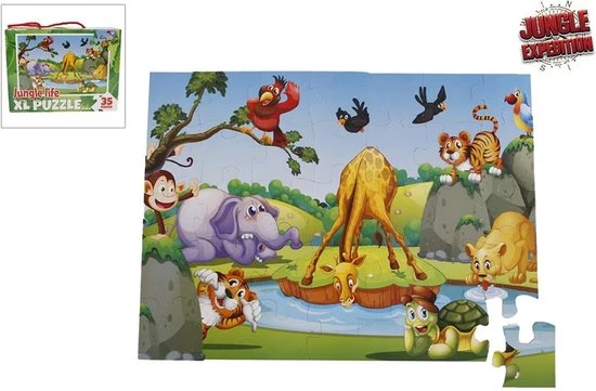 Toys Amsterdam Vloerpuzzel Junior 46 X 62 Cm Karton 35-delig 4 Toys Amsterdam Vloerpuzzel Junior 46 X 62 Cm Karton 35-delig - Afbeelding 2