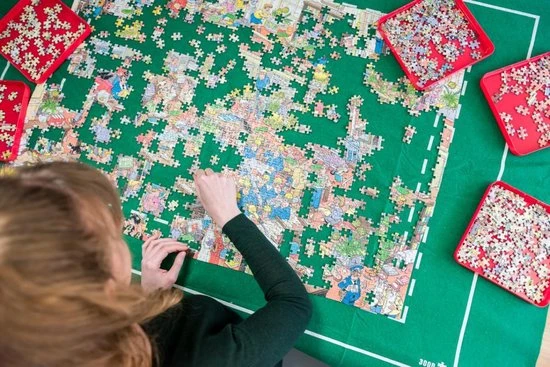 Jumbo Puzzle Mates Puzzle Sorter Puzzelsorteerder - Puzzelsorteerbak 6 Jumbo Puzzle Mates Puzzle Sorter Puzzelsorteerder - Puzzelsorteerbak - Afbeelding 4