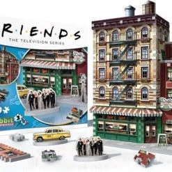 Wrebbit Friends - Central Perk (440 Stukjes) - 3D-Puzzle -Exporteren puzzels winkel 550x369 2