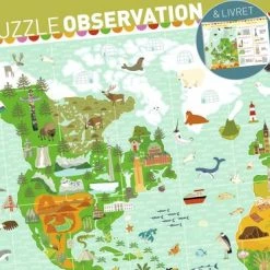 Djeco Meer Dan Een Wereldkaart - 200 Stukjes -Exporteren puzzels winkel 550x369 4