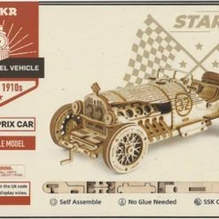 Robotime Modelbouwpakket V8 Gp Car 19 X 8 Cm Hout 220-delig -Exporteren puzzels winkel 550x370