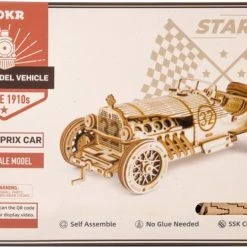 Robotime Modelbouwpakket V8 Gp Car 19 X 8 Cm Hout 220-delig -Exporteren puzzels winkel 550x371 3