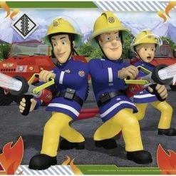 Ravensburger Puzzel Brandweerman Sam En Zijn Team - 2x12 Stukjes - Kinderpuzzel -Exporteren puzzels winkel 550x373 7