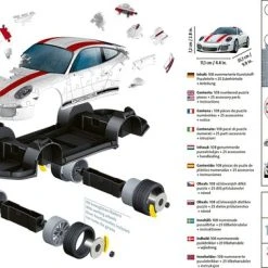 Ravensburger Porsche 911R - 3D Puzzel - 108 Stukjes -Exporteren puzzels winkel 550x378 5