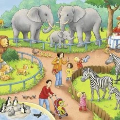 Ravensburger Puzzel Een Dag In De Dierentuin - 2x24 Stukjes - Kinderpuzzel -Exporteren puzzels winkel 550x380 21