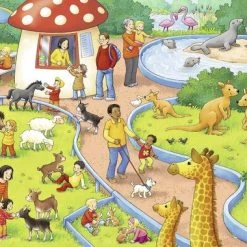 Ravensburger Puzzel Een Dag In De Dierentuin - 2x24 Stukjes - Kinderpuzzel -Exporteren puzzels winkel 550x380 22