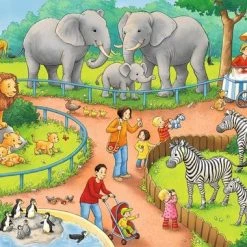 Ravensburger Puzzel Een Dag In De Dierentuin - 2x24 Stukjes - Kinderpuzzel -Exporteren puzzels winkel 550x380 23