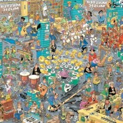 Jan Van Haasteren De Muziekwinkel Puzzel - 5000 Stukjes -Exporteren puzzels winkel 550x381 3