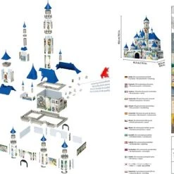 Ravensburger Puzzel Disney Castle- 3D Gebouw - 216 Stukjes 16 Ravensburger Puzzel Disney Castle- 3D Gebouw - 216 Stukjes -Exporteren puzzels winkel 550x384 5