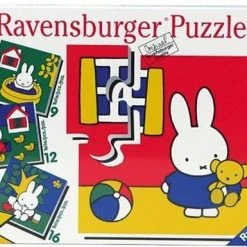 Ravensburger Nijntje. Vier Puzzels -6+9+12+16 Stukjes - Kinderpuzzel -Exporteren puzzels winkel 550x385 4
