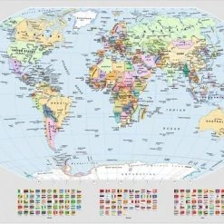 Ravensburger Puzzel Staatkundige Wereldkaart - Legpuzzel - 1000 Stukjes -Exporteren puzzels winkel 550x386 14