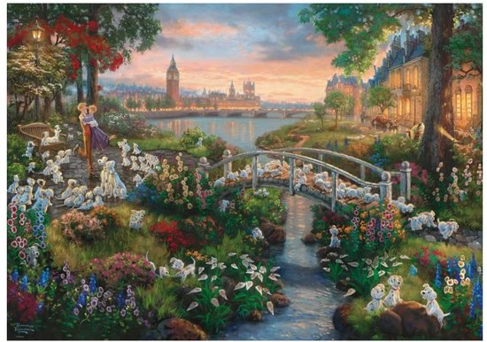 Schmidt 101 Dalmatians - Puzzel (1000) 4 Schmidt 101 Dalmatians - Puzzel (1000) - Afbeelding 2