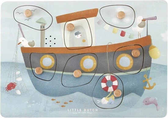 Little Dutch Geluidenpuzzel Sailors Bay FSC 14 Little Dutch Geluidenpuzzel Sailors Bay FSC - Afbeelding 12