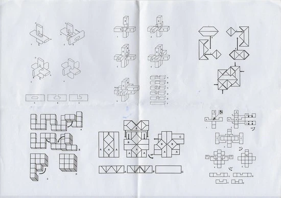 Merkloos Set Van 6 Houten IQ Puzzels - Breinbrekers - 3D Puzzel 7 Merkloos Set Van 6 Houten IQ Puzzels - Breinbrekers - 3D Puzzel - Afbeelding 5