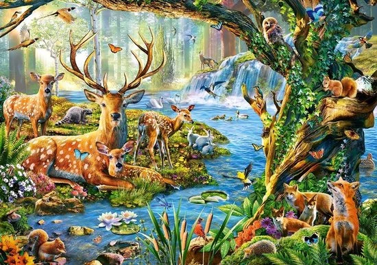 Castorland Legpuzzel Forest Life 500 Stukjes 4 Castorland Legpuzzel Forest Life 500 Stukjes - Afbeelding 2