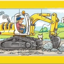 Ravensburger Graafmachine, Tractor En Kiepauto- My First Puzzels -3x6 Stukjes - Kinderpuzzel -Exporteren puzzels winkel 550x388 2