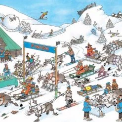 Jan Van Haasteren Rendier Race Puzzel - 500 Stukjes -Exporteren puzzels winkel 550x391 13