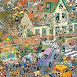 Jan Van Haasteren Safari & Storm 2-in-1 Puzzel - 2 X 1000 Stukjes -Exporteren puzzels winkel 550x391 3