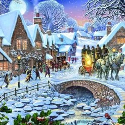 Onbekend Rebo Legpuzzel - 1000 St - Winter Village - Premium Quality