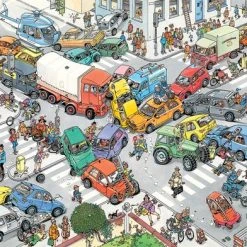 Jan Van Haasteren Verkeerschaos & Ter Land Ter Zee En In De Lucht - Legpuzzel 2x1000 Stukjes -Exporteren puzzels winkel 550x392 12