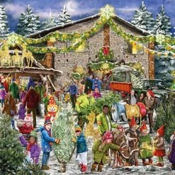 Falcon De Luxe The Christmas Tree Farm 2x1000 Stukjes - Legpuzzel -Exporteren puzzels winkel 550x392 121