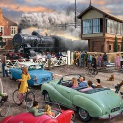 Falcon Puzzel The Level Crossing - Legpuzzel - 1000 Stukjes -Exporteren puzzels winkel 550x392 123