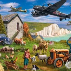 Falcon De Luxe Flight Over Dover 1000 Stukjes - Legpuzzel Voor Volwassenen -Exporteren puzzels winkel 550x392 171