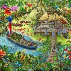 Ravensburger Escape Puzzle Kids Jungle - 368 Stukjes -Exporteren puzzels winkel 550x392 188