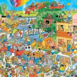 Jan Van Haasteren De Muziekwinkel & Vakantiekriebels Puzzel - 2 X 1000 Stukjes -Exporteren puzzels winkel 550x392 19