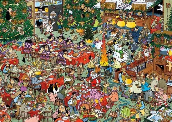 Jan Van Haasteren Christmas Gifts Puzzel - 2x1000 Stukjes 14 Jan Van Haasteren Christmas Gifts Puzzel - 2x1000 Stukjes - Afbeelding 12